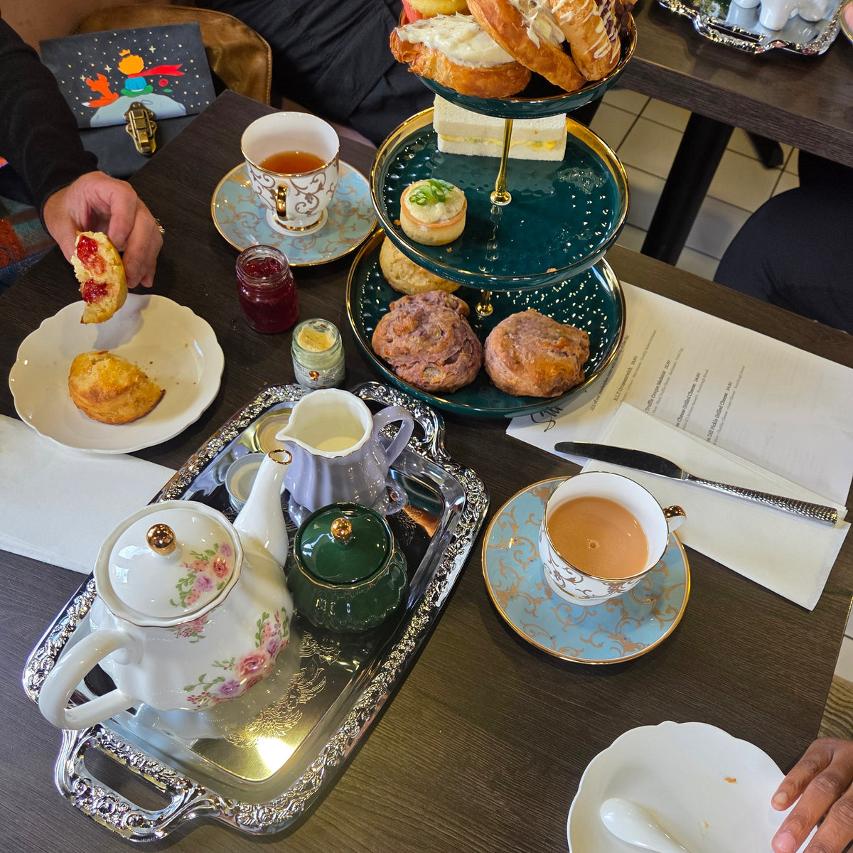 Sunday tea service experience at radical gardens in Timmins 