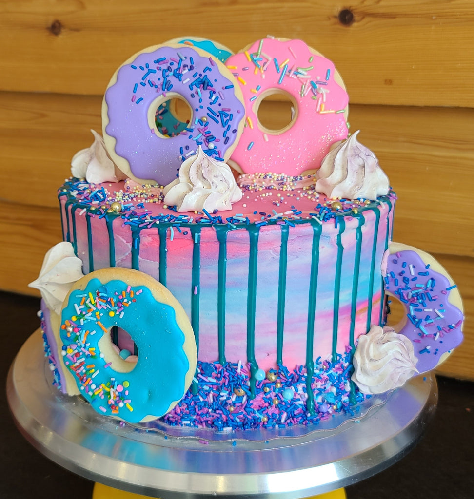 Donut Birthday Cake