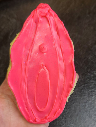 Vagina Glitter Cookies