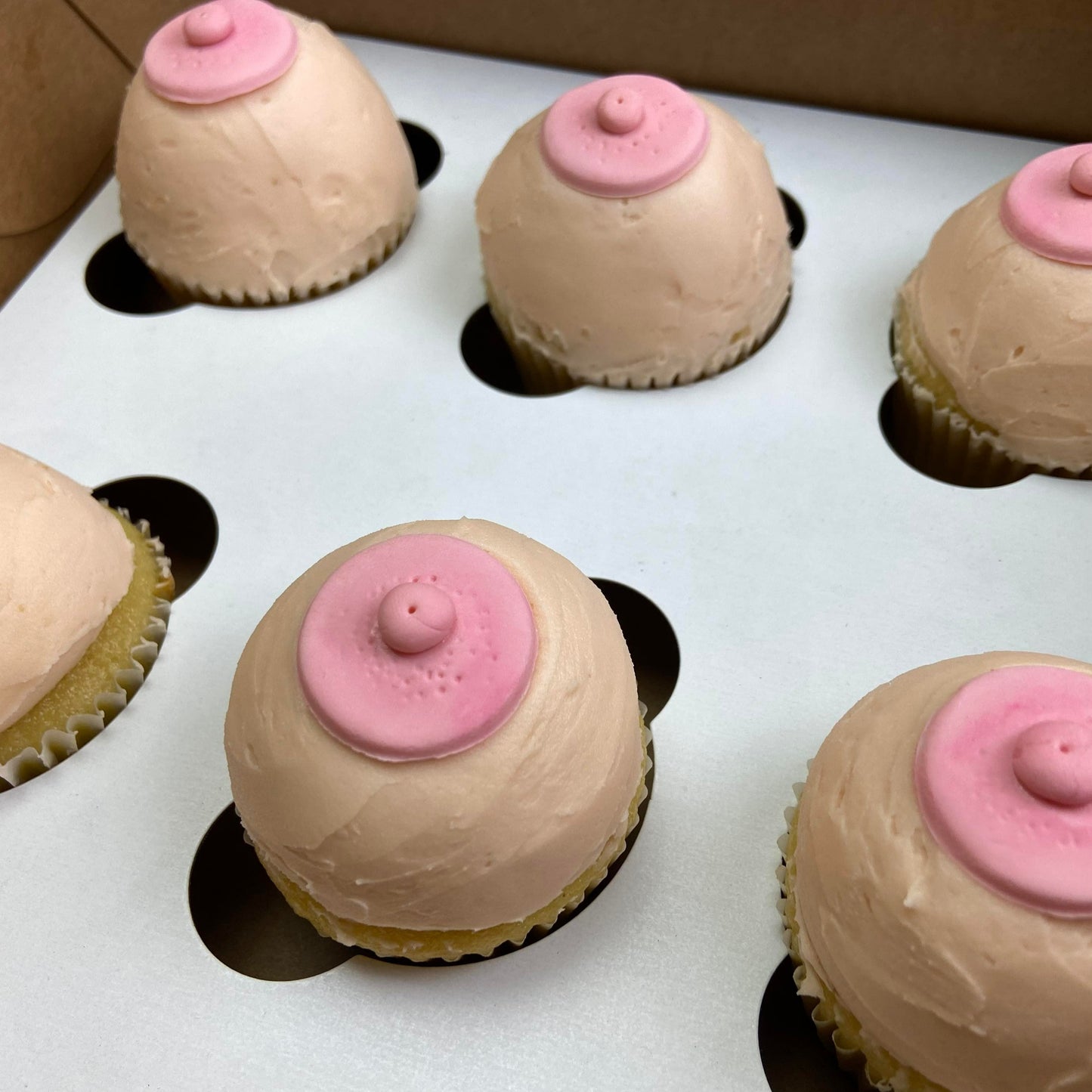 Buttercream Tittie Cupcakes