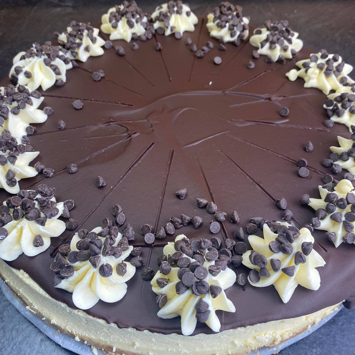 Scratch-made cheesecake from Radical Gardens bakery in Timmins, in one of ten flavors and three sizes from 6 inch to 12 inch