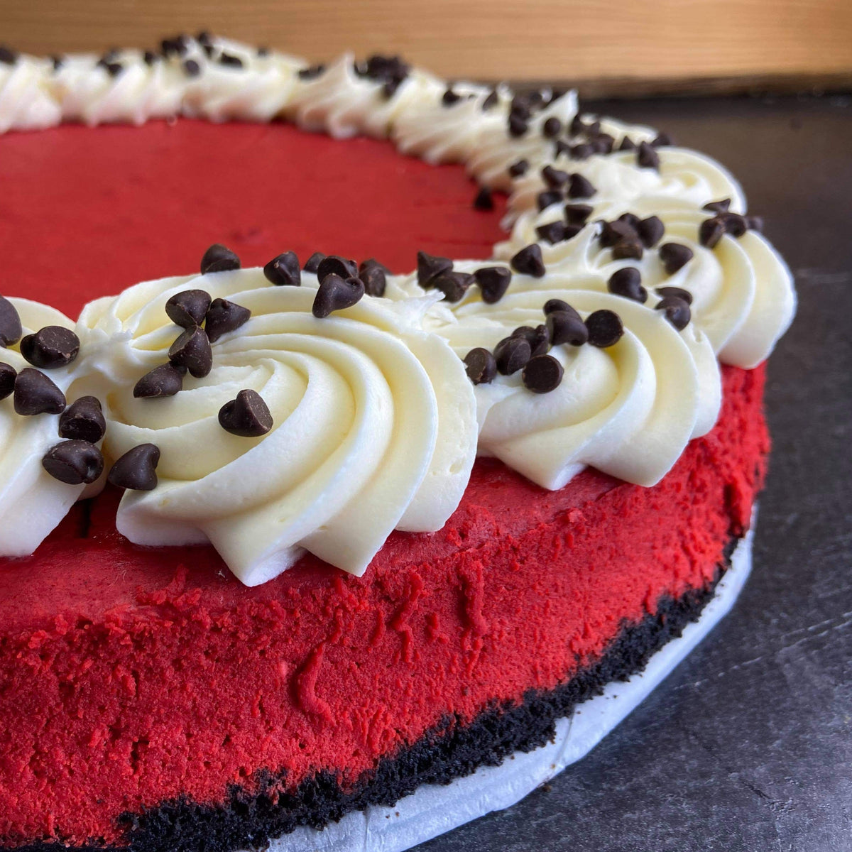 Scratch-made cheesecake from Radical Gardens bakery in Timmins, in one of ten flavors and three sizes from 6 inch to 12 inch