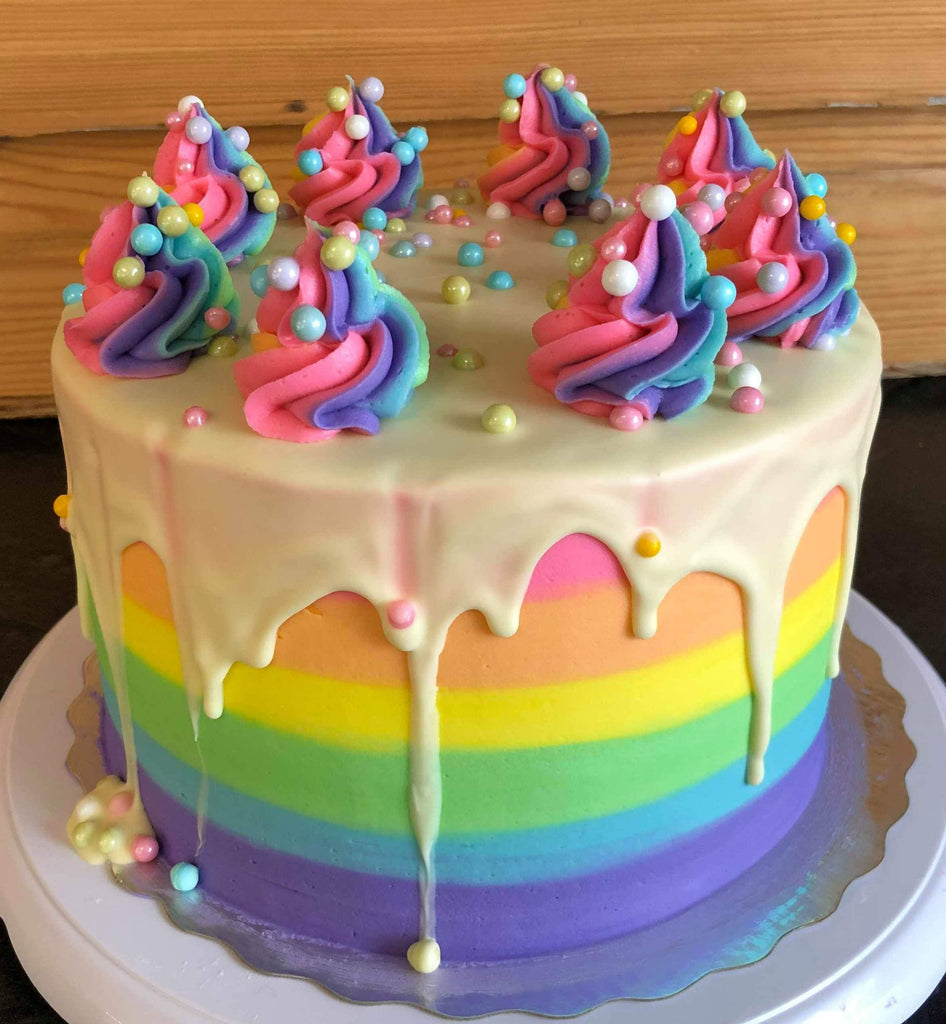 Rainbow & Monochrome Cakes