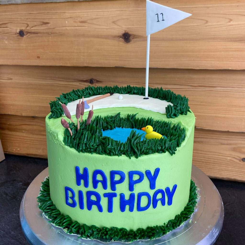 The Golfer Cake