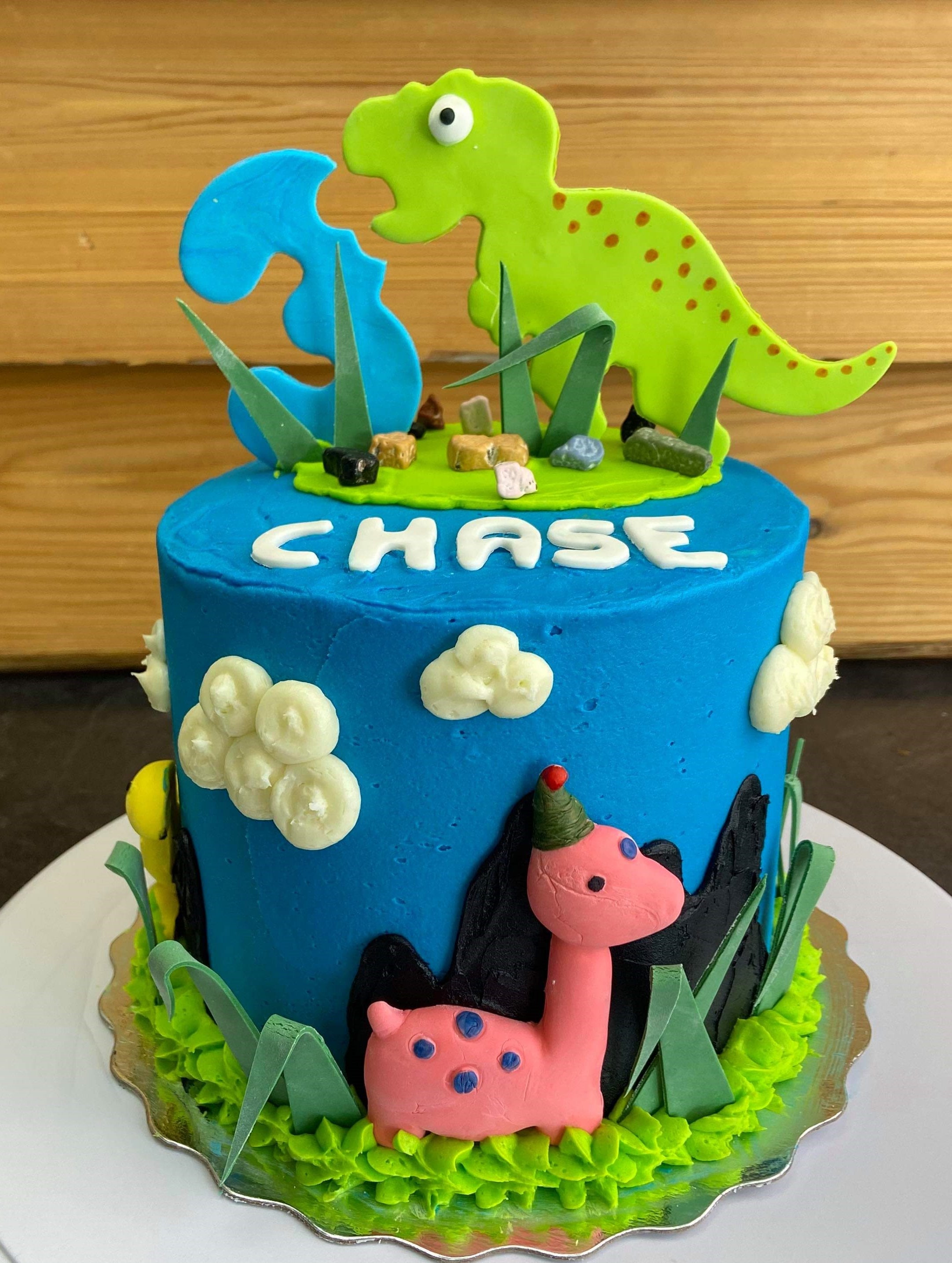 Dinosaur Edible Cake Topper Image Strips - Walmart.com